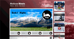 Desktop Screenshot of methvenmotels.co.nz